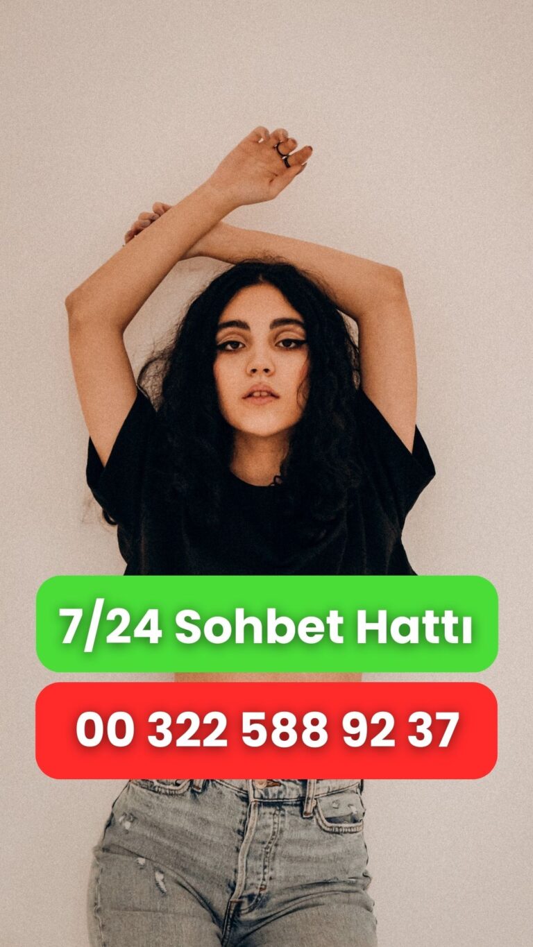 Telefonla konuşan genç kadın, sıcak sohbet hattı konsepti